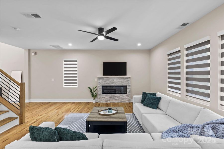 Furnished interior view inside a new home in , Charlotte (Image 27).