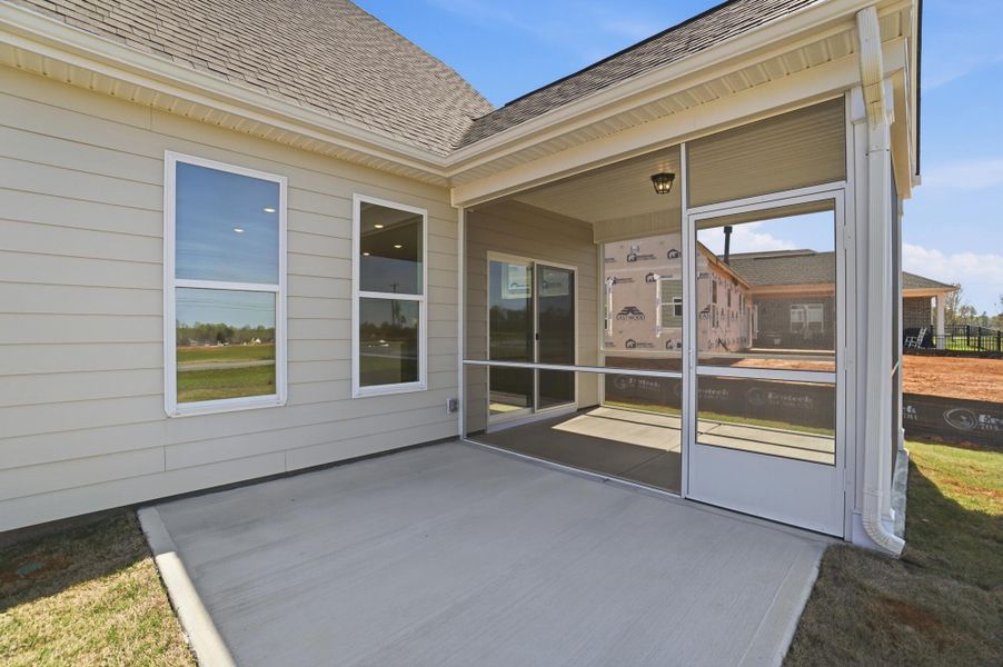 Exterior details and patio area of a home in Founders Landing | 55+ Community, Gastonia (Image 27). Exterior details and patio area of a home in Founders Landing | 55+ Community, Gastonia (Image 27).