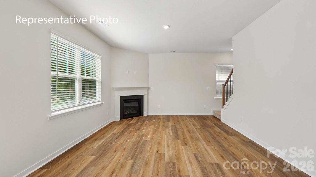Spacious, unfurnished interior of a new home in Secrest Commons, Monroe (Image 33).