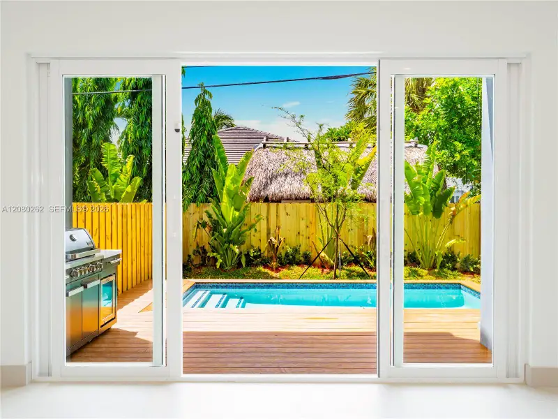 Exterior details and patio area of a home in , Fort Lauderdale (Image 3). Exterior details and patio area of a home in , Fort Lauderdale (Image 3).