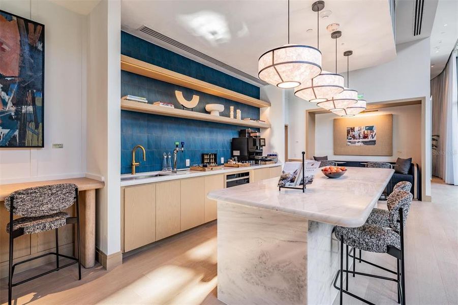 Furnished interior view inside a new home in The Ritz-Carlton Residences, Tampa (Image 19).