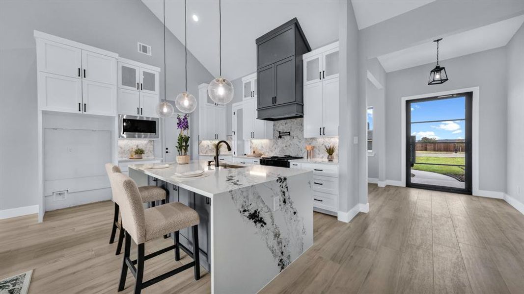 Furnished interior view inside a new home in , Weatherford (Image 7).