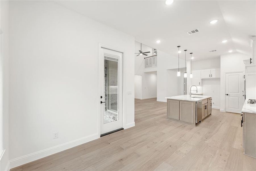 Furnished interior view inside a new home in Willow Wood, McKinney (Image 8).