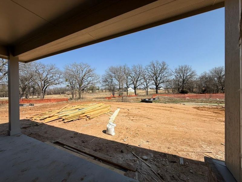 In-progress construction of a new home in Oak Grove Addition, Springtown, TX (Image 12).