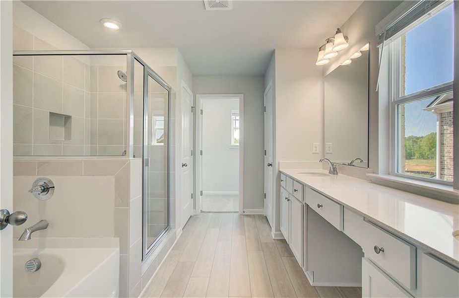 Furnished interior view inside a new home in Bowers Farm, McDonough (Image 10).