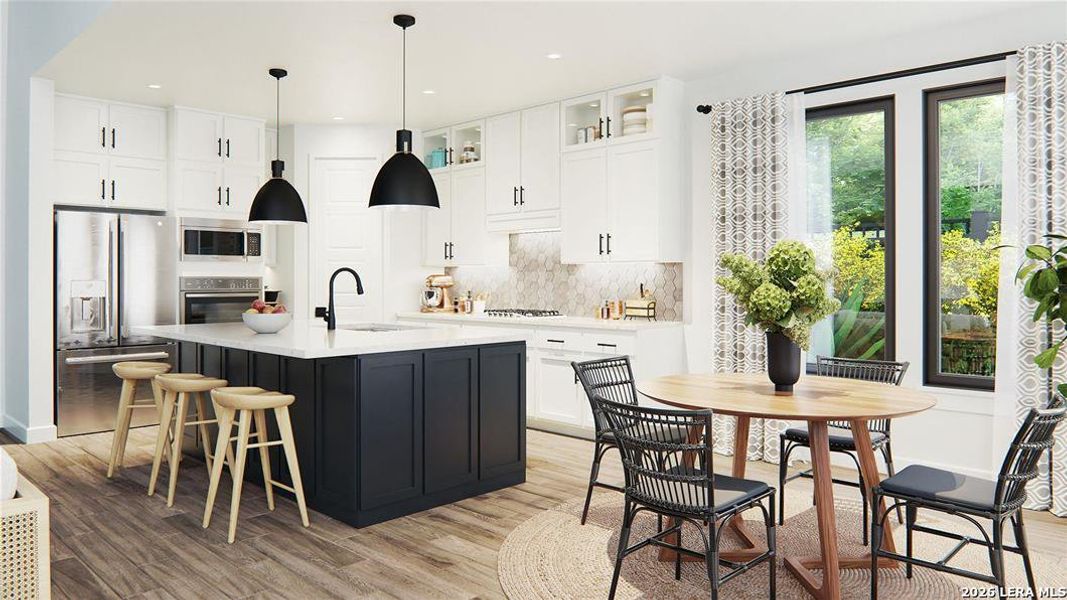 Furnished interior view inside a new home in Esperanza, Boerne (Image 7).
