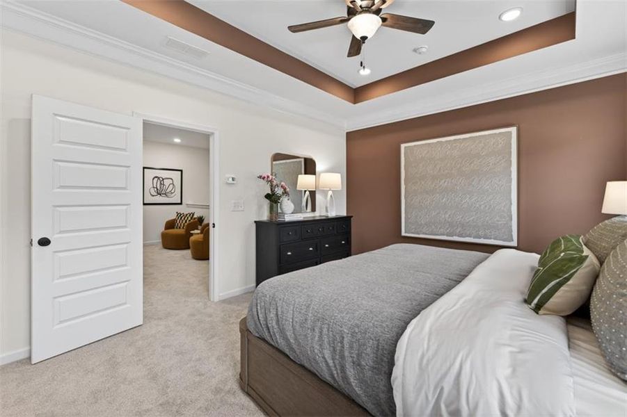 Furnished interior view inside a new home in Ellison Square, Loganville (Image 25).