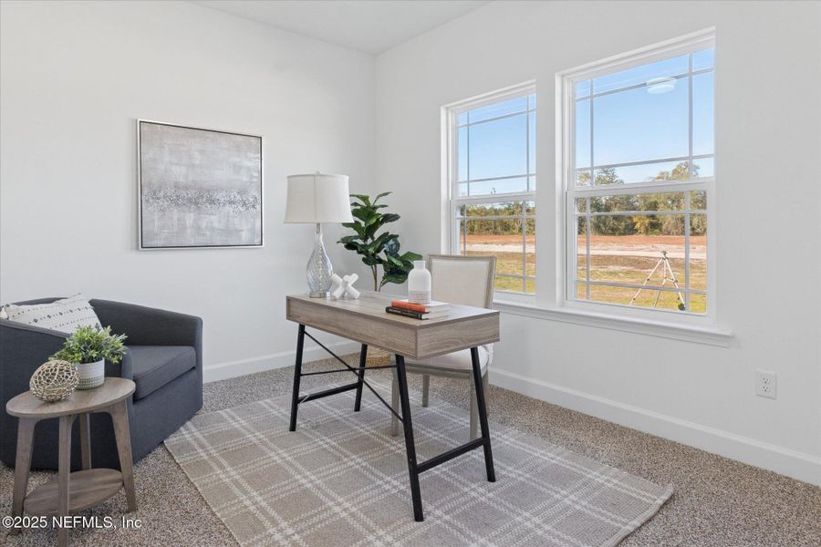 Furnished interior view inside a new home in , Sanderson (Image 11).