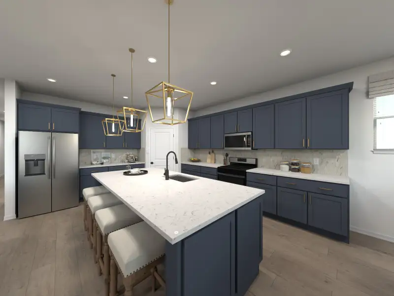 Furnished interior view inside a new home in , Apopka (Image 3).