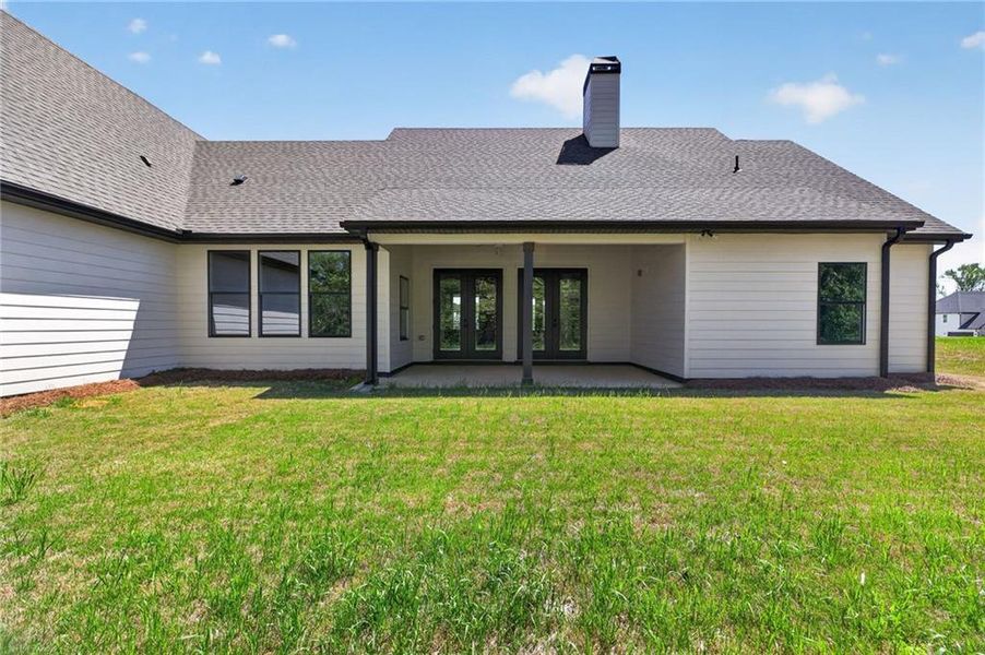 Exterior details and patio area of a home in The Meadows at Lake Circle, Buchanan (Image 4).