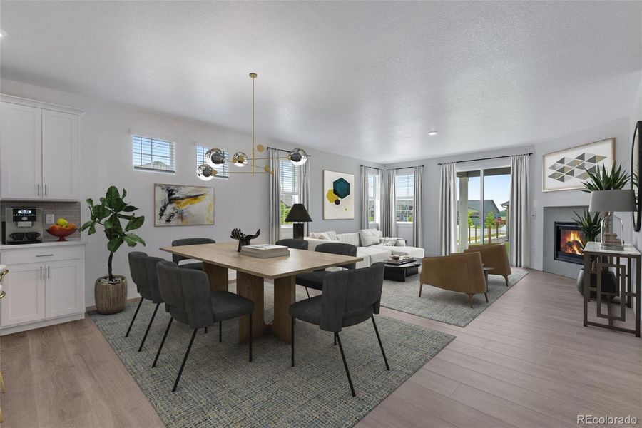 Furnished interior view inside a new home in Vantage, Berthoud (Image 10). Furnished interior view inside a new home in Vantage, Berthoud (Image 10).