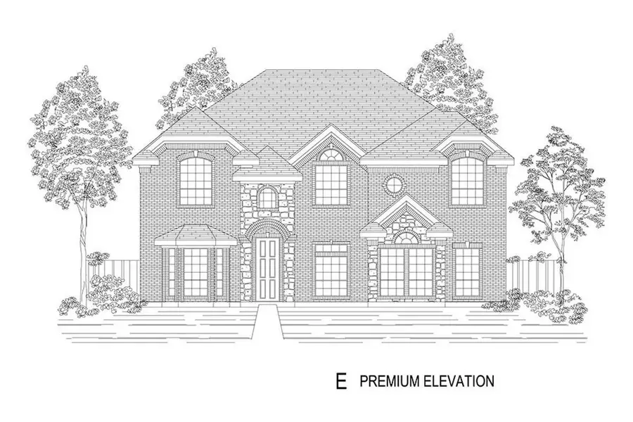 Representative rendering of the exterior for the Stonehaven 45 2R-CW by First Texas Homes (Image 14). Representative rendering of the exterior for the Stonehaven 45 2R-CW by First Texas Homes (Image 14).