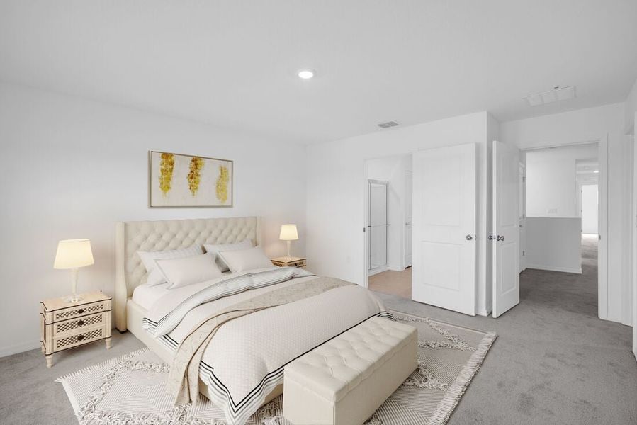 Furnished interior view inside a new home in Waterstone, Groveland (Image 6).