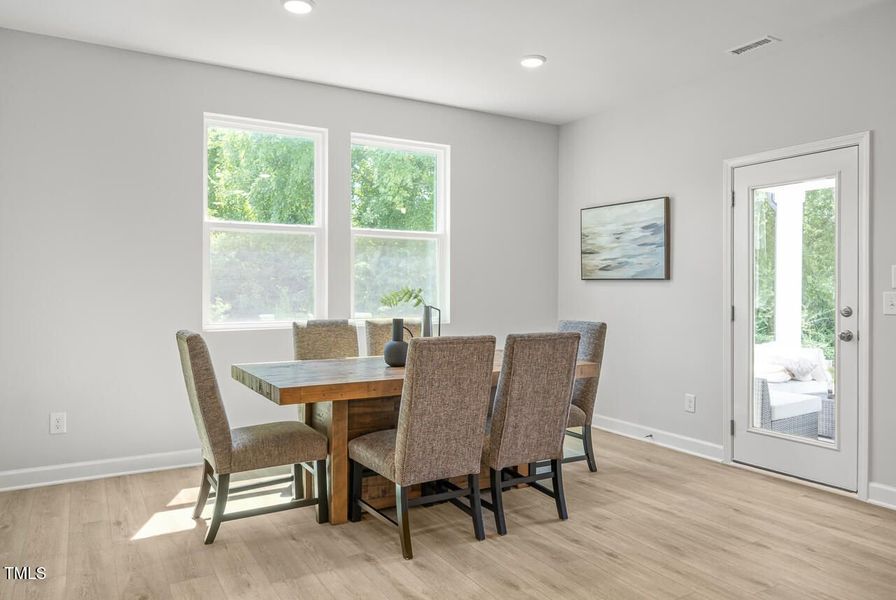 Furnished interior view inside a new home in Gregory Village, Lillington (Image 110).