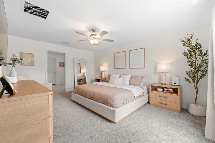 Furnished interior view inside a new home in Mirada, San Antonio (Image 15).