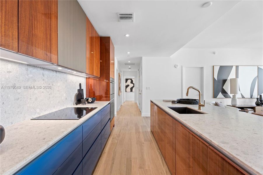 Furnished interior view inside a new home in , Miami (Image 12).