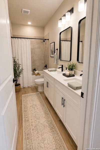 Furnished interior view inside a new home in , Spring Branch (Image 8).