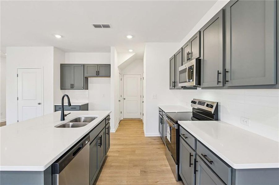 Furnished interior view inside a new home in Leydenview, Mableton (Image 37).