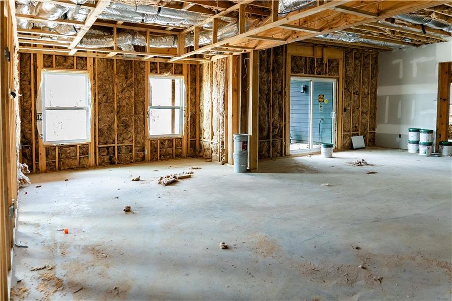 In-progress construction of a new home in , Atlanta, GA (Image 88).