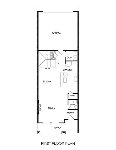 2D floor plan layout for the Cypress R by First Texas Homes in The Abbey at Mercer Crossing, Farmers Branch, TX (Image 5).