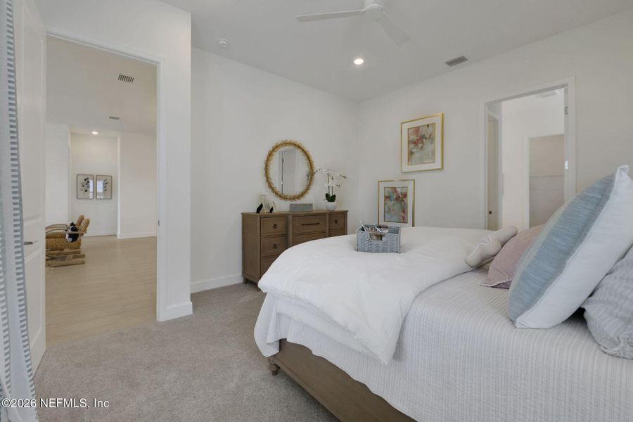 Furnished interior view inside a new home in , Flagler Beach (Image 20).