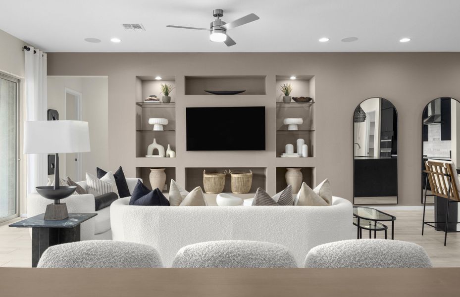Representative furnished interior of a home built from the Livorno by Pulte Homes in Soleo, Queen Creek (Image 21).