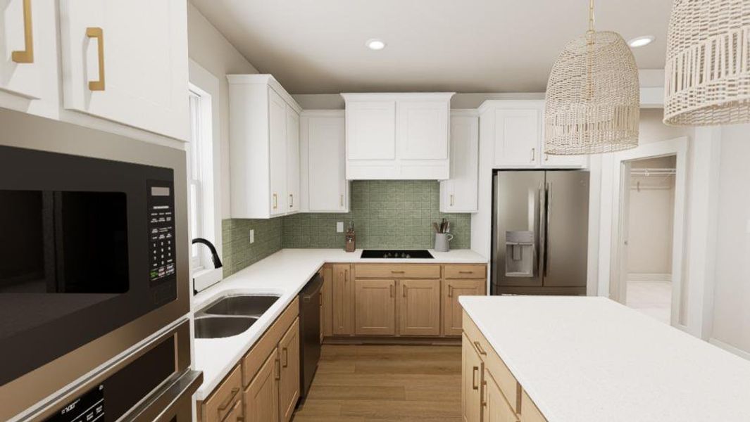 Furnished interior view inside a new home in Allen Park, Raleigh (Image 8).