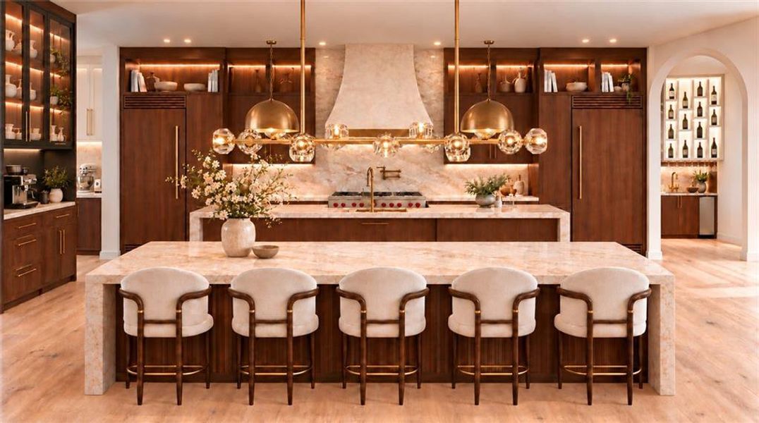 Furnished interior view inside a new home in , Alpharetta (Image 6).