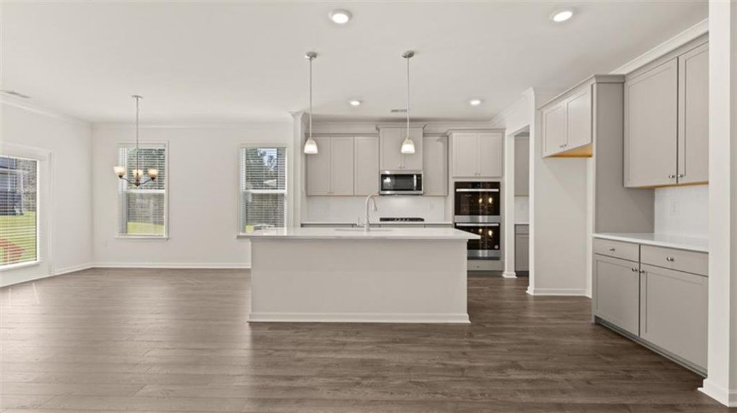 Furnished interior view inside a new home in Westland, Bogart (Image 10).