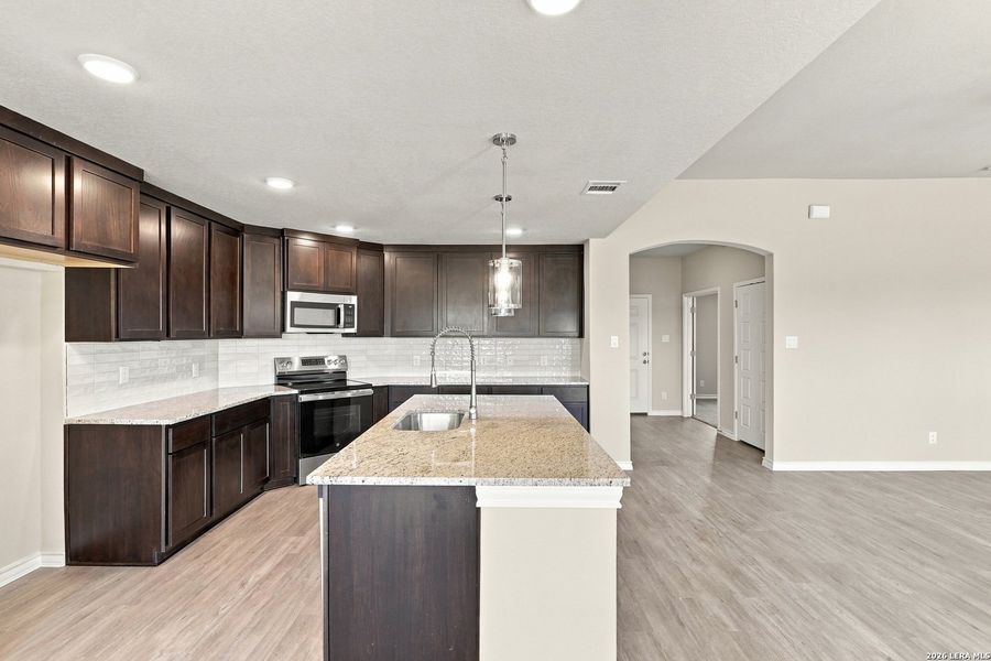 Furnished interior view inside a new home in , Poteet (Image 18).