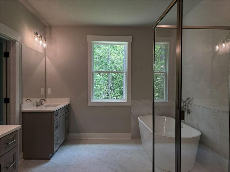 Furnished interior view inside a new home in , Monroe (Image 5).