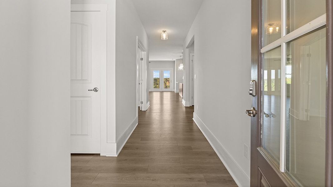 Representative unfurnished interior of a home built from the CLIFTON by D.R. Horton in Hamptons at Riverwood North, Dallas (Image 11).