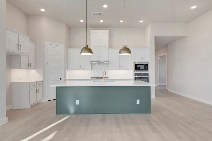 Furnished interior view inside a new home in Tavolo Park Cottages, Fort Worth (Image 11).
