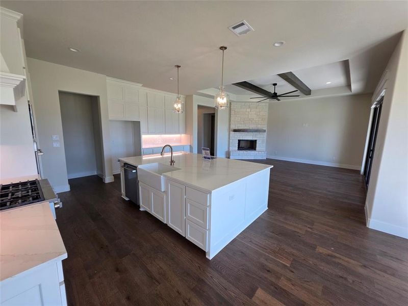 Furnished interior view inside a new home in Aledo Heights - Aledo ISD, Aledo (Image 6).
