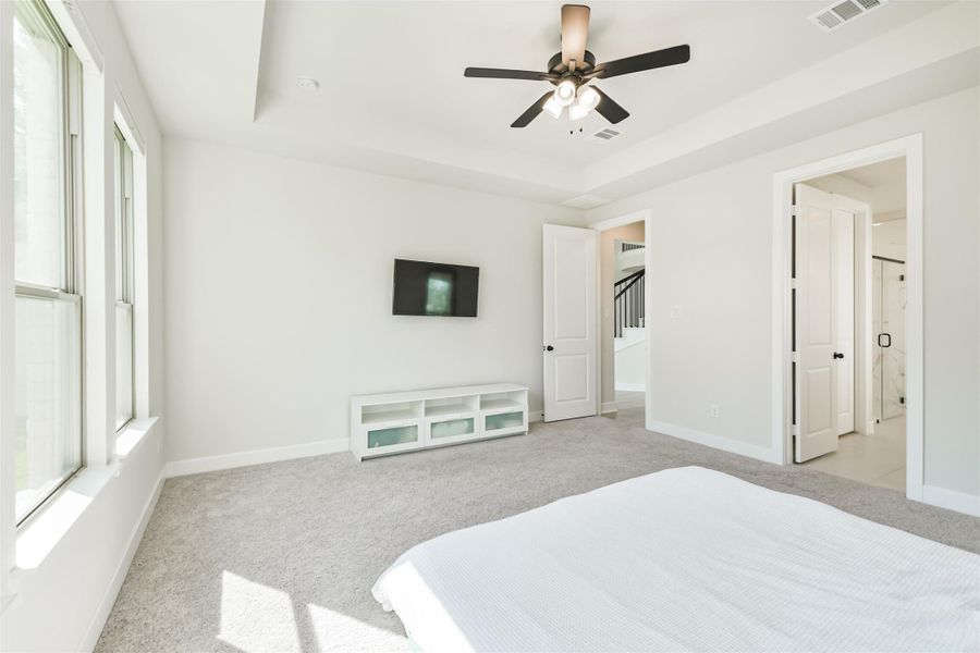 Spacious, unfurnished interior of a new home in The Woodlands Hills – 55', Willis (Image 20).