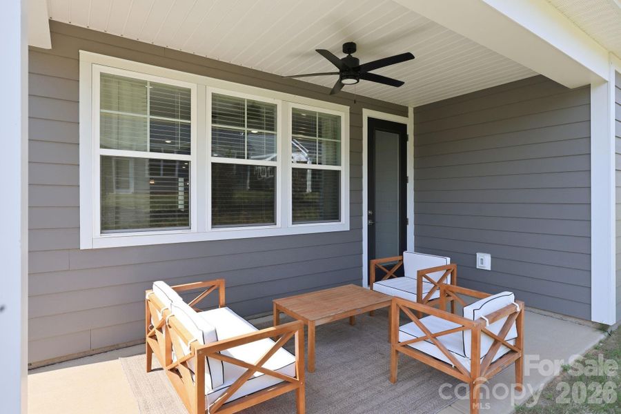 Exterior details and patio area of a home in , Cornelius (Image 31). Exterior details and patio area of a home in , Cornelius (Image 31).