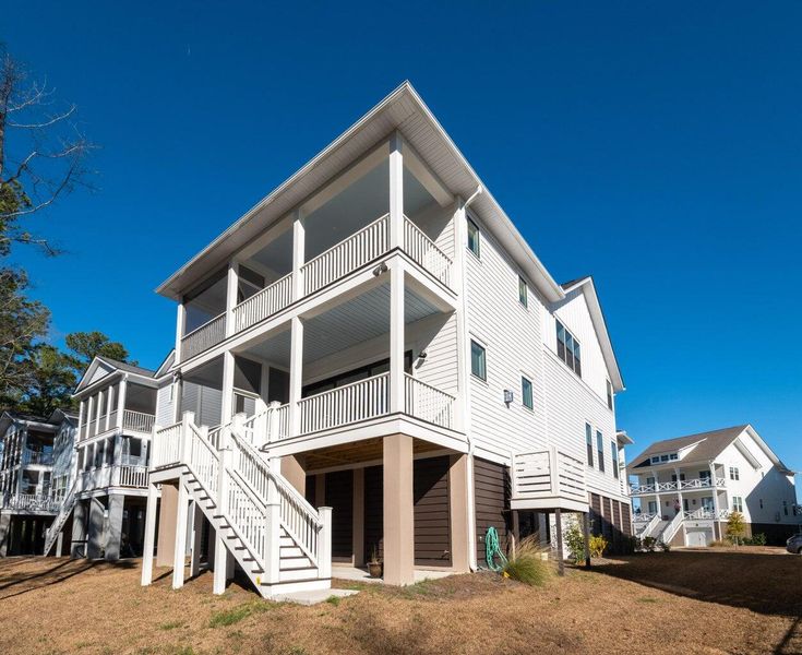 Exterior details and patio area of a home in Wando Village, Charleston (Image 27). Exterior details and patio area of a home in Wando Village, Charleston (Image 27).