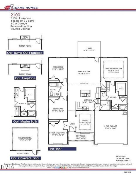2100 Floor Plan 1