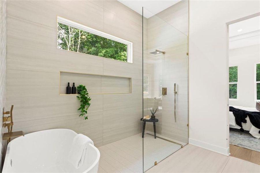 Furnished interior view inside a new home in , Fairburn (Image 41).