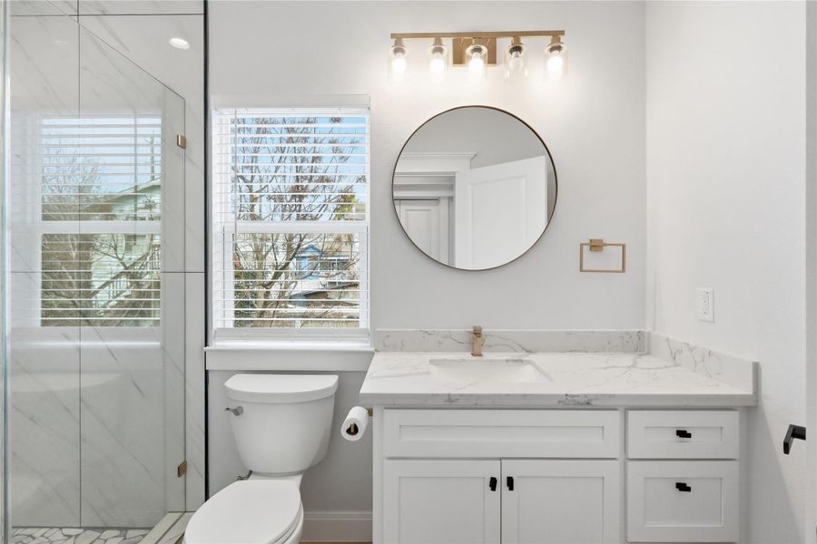 Furnished interior view inside a new home in , Galveston (Image 12).