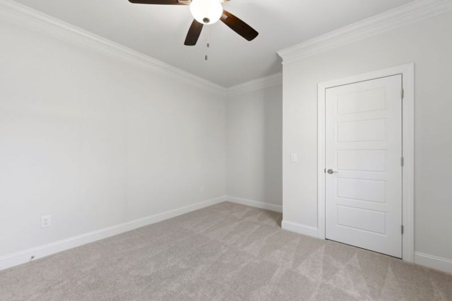 Representative unfurnished interior of a home built from the Cosmopolitan by Keystone Homes NC in Weybridge, Burlington (Image 93). Representative unfurnished interior of a home built from the Cosmopolitan by Keystone Homes NC in Weybridge, Burlington (Image 93).