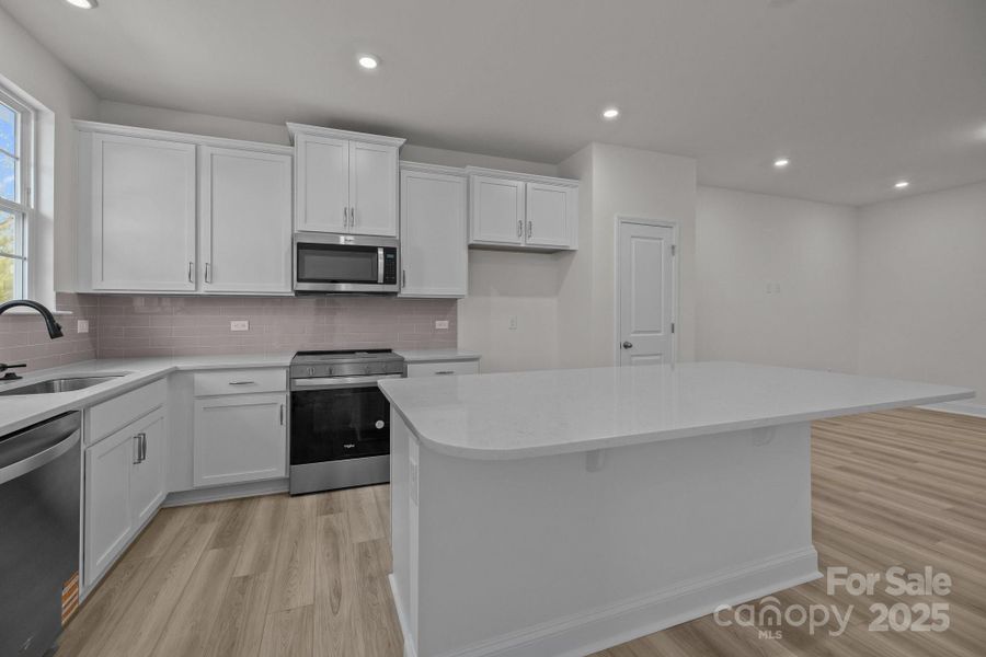 Furnished interior view inside a new home in Greenway Overlook, Charlotte (Image 10). Furnished interior view inside a new home in Greenway Overlook, Charlotte (Image 10).