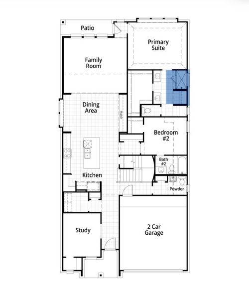 2D floor plan layout for the Martin by Highland Homes in Meraki: 45ft. lots, Forney, TX (Image 23). 2D floor plan layout for the Martin by Highland Homes in Meraki: 45ft. lots, Forney, TX (Image 23).