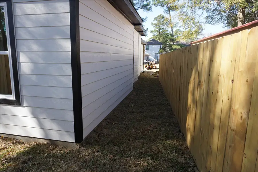 Exterior details and patio area of a home in , Willis (Image 2). Exterior details and patio area of a home in , Willis (Image 2).