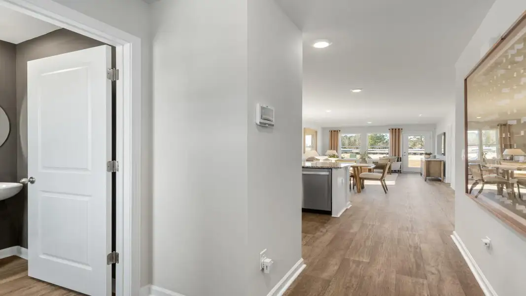 Furnished interior view inside a new home in McKenzie Gardens, Brunswick (Image 12).