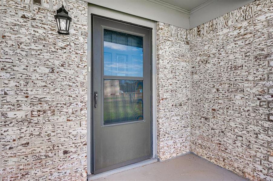 Exterior details and patio area of a home in , Blossom (Image 15). Exterior details and patio area of a home in , Blossom (Image 15).