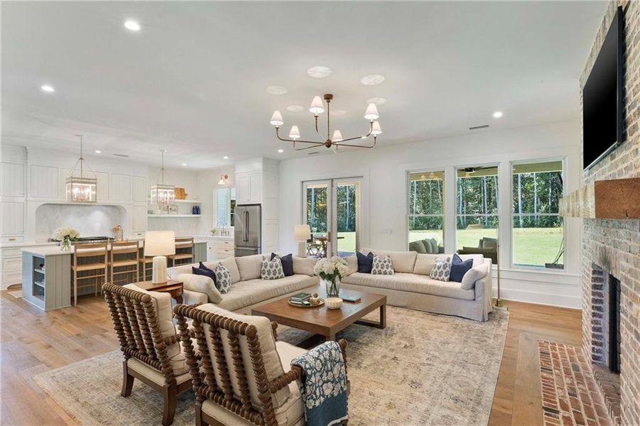 Furnished interior view inside a new home in , Chattahoochee Hills (Image 17).