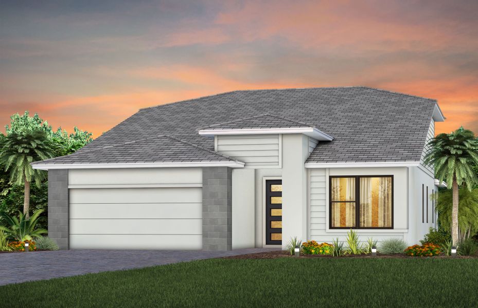 Exterior MD3 with stone