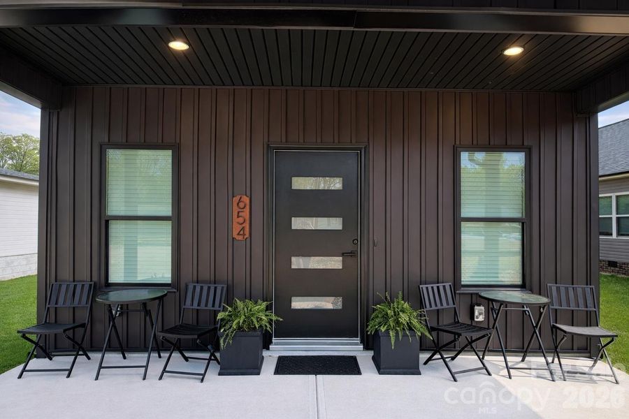 Exterior details and patio area of a home in , China Grove (Image 3).