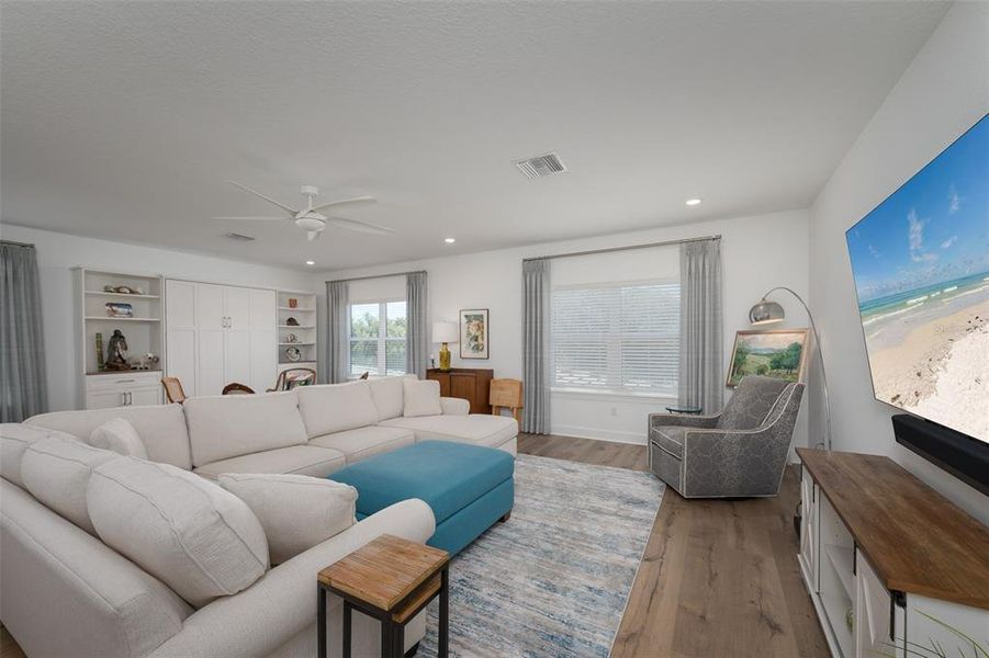 Furnished interior view inside a new home in , Sarasota (Image 48).